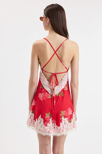 Rosebud Mini Slip Dress