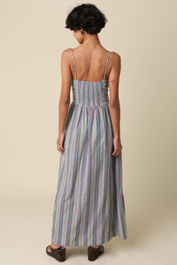 Enya Striped Maxi Dress