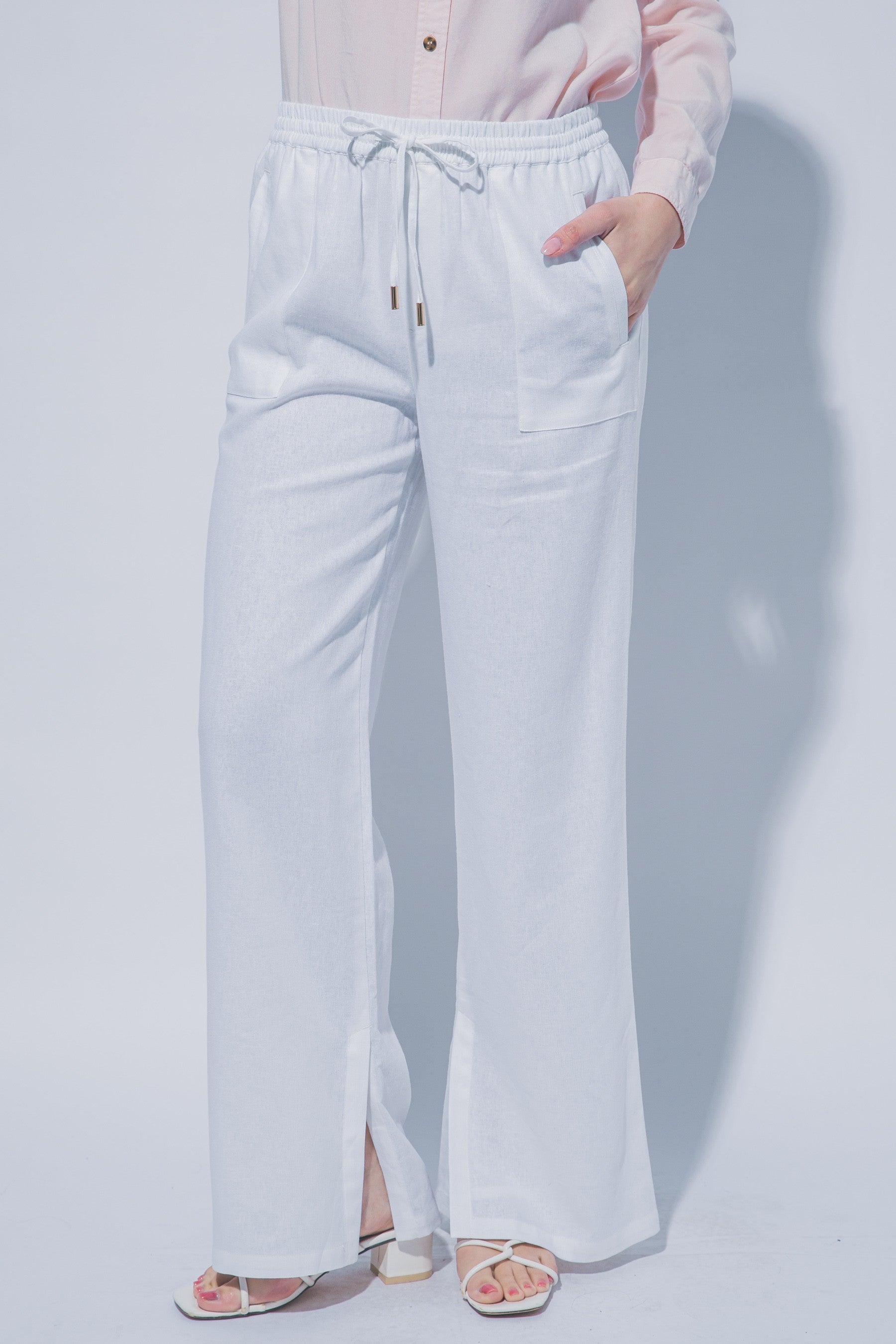 Drawstring Linen Pant MORE COLORS