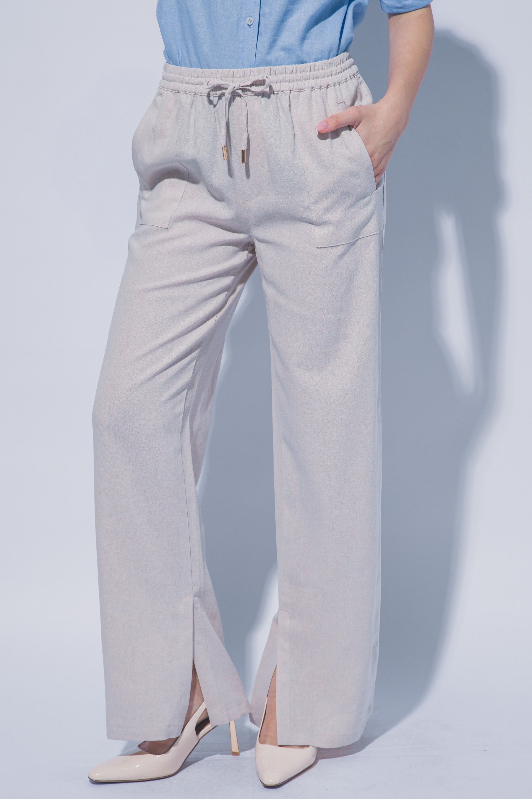 Drawstring Linen Pant MORE COLORS