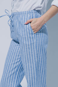Striped Linen Pants MORE COLORS