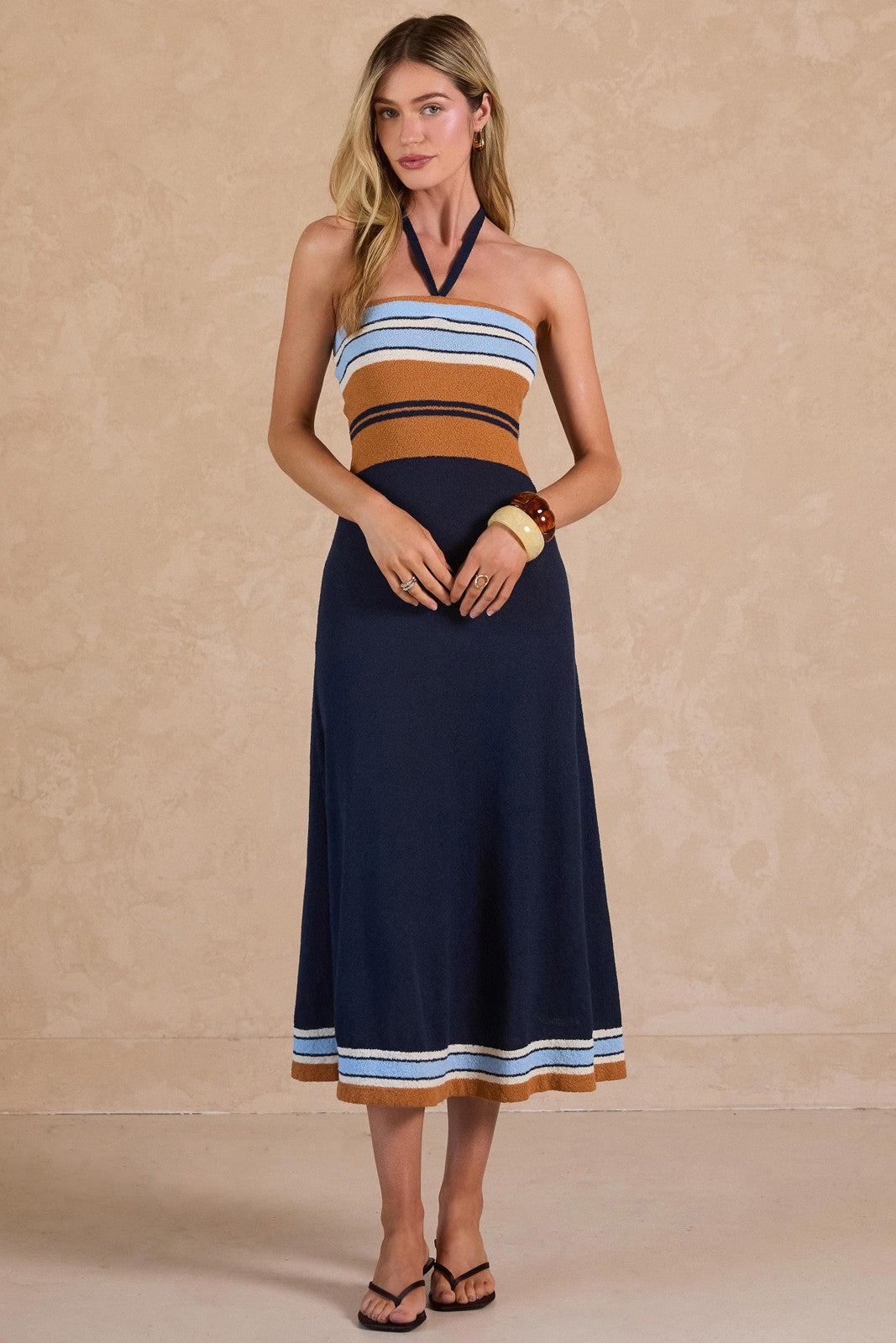 Terry Halter Strapless Maxi Dress – katwalk