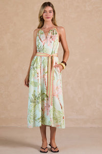 Tropical Dreams Halter Maxi Dress