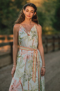 Tropical Dreams Halter Maxi Dress