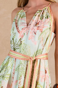 Tropical Dreams Halter Maxi Dress