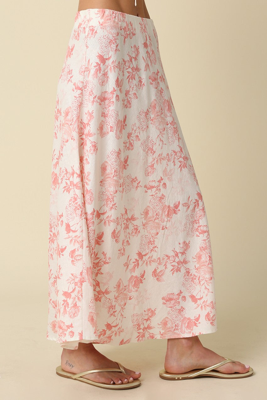 Lily Floral Maxi Skirt