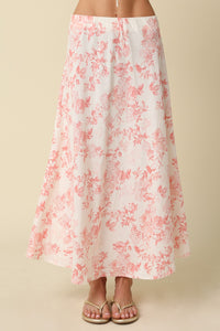 Lily Floral Maxi Skirt