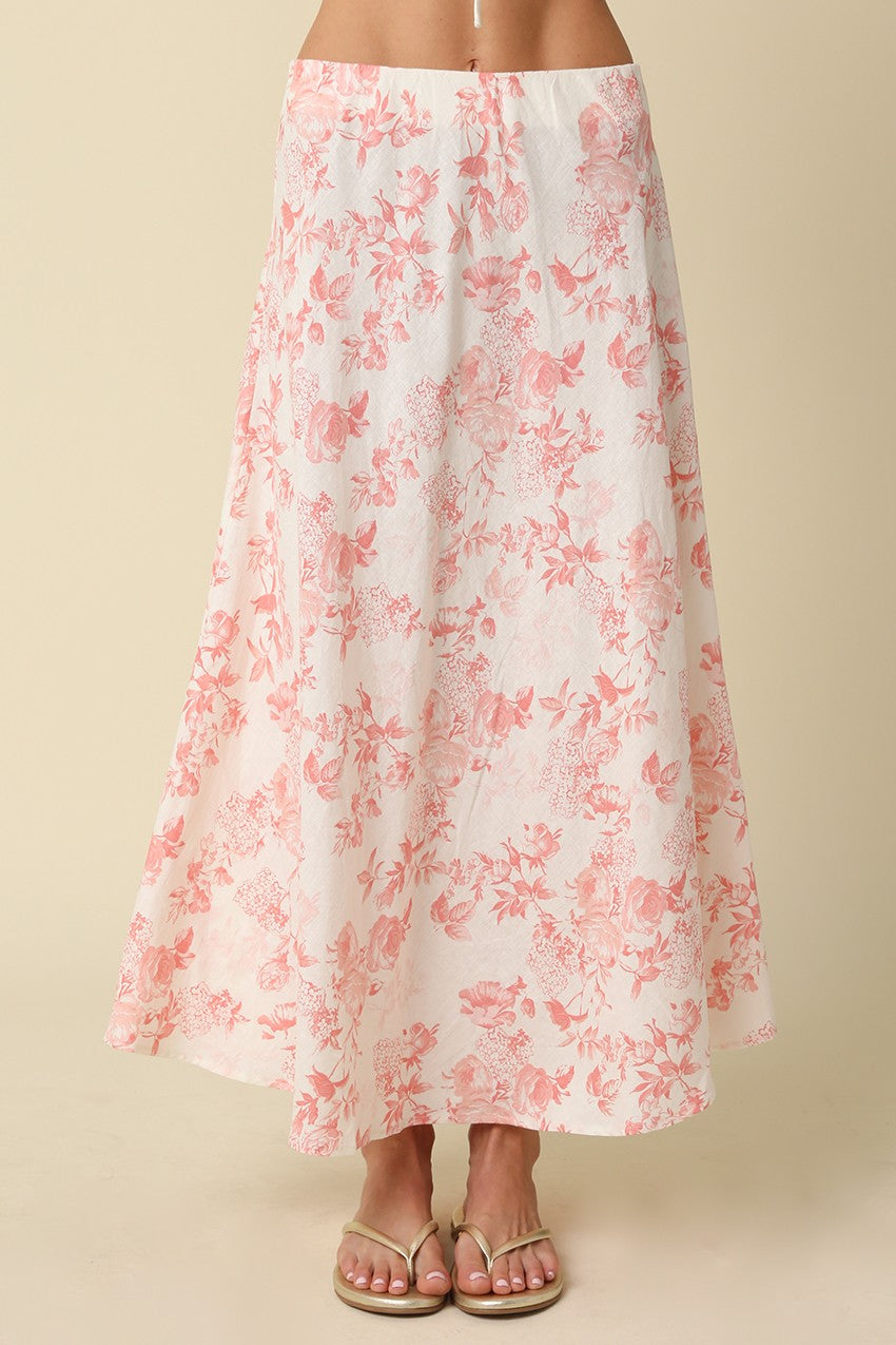 Lily Floral Maxi Skirt