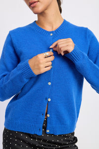 Baby You're a Star Cardigan in Cobalt