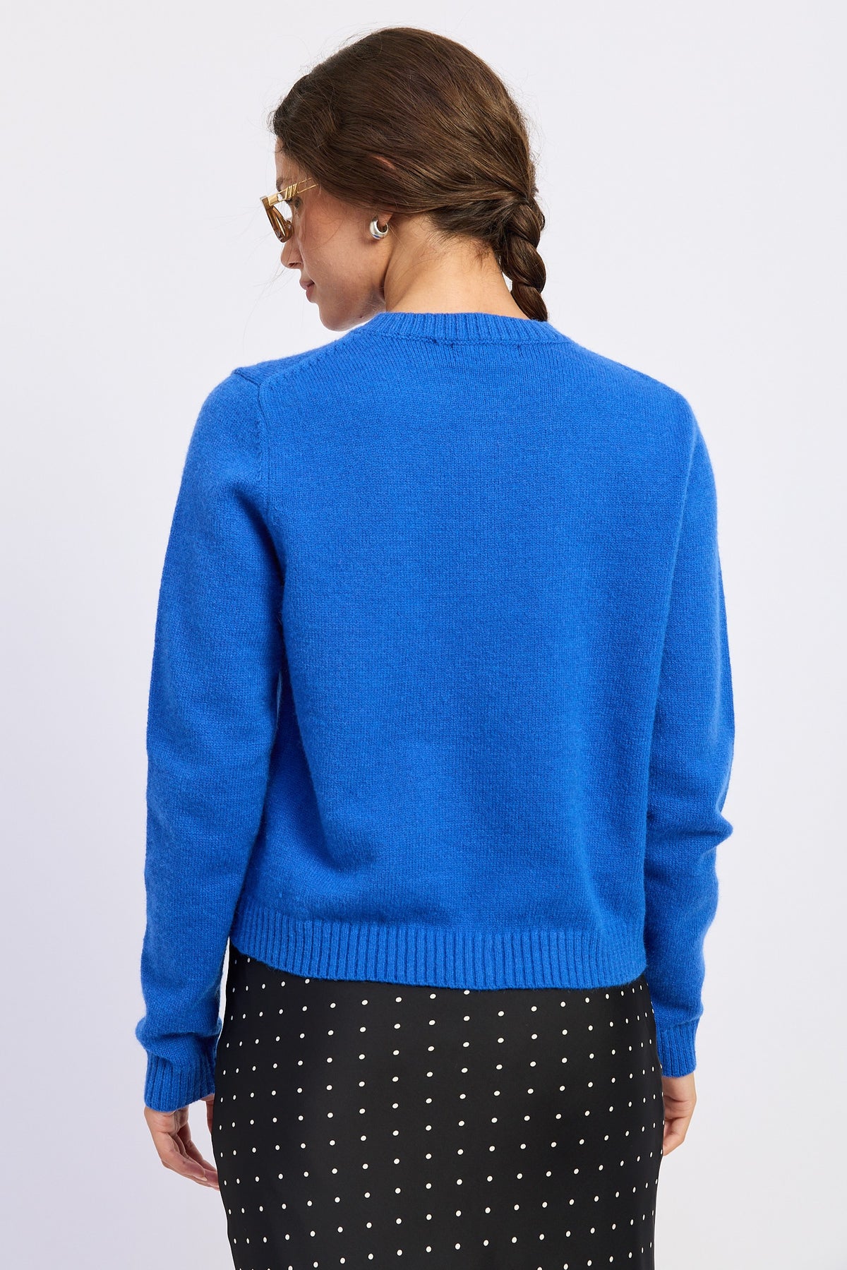 Baby You're a Star Cardigan in Cobalt