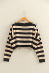 Striped Cropped Sweater