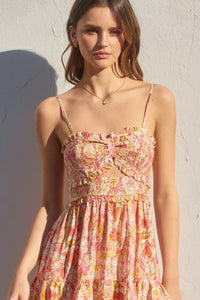 Maybe Baby Smocked Top Mini Dress