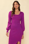 The Look Sweater Dress in Orchid FINAL SALE