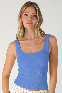 Floral Texture Tank Top MORE COLORS