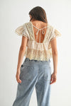 Ariana Lace Trim Blouse