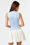 It Takes Two Blue and White Mini Dress
