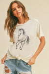 Horse Sketch Tee Shirt