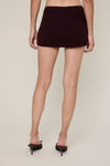 Christina Knit Sweater Skirt in Chocolate