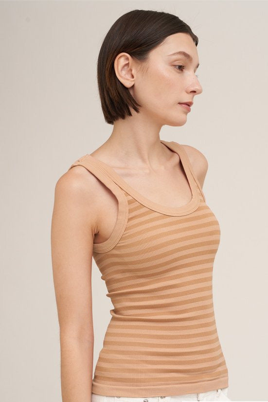 Striped One Size Tank Top MORE COLORS