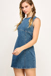 The Perfect Denim Mini Dress