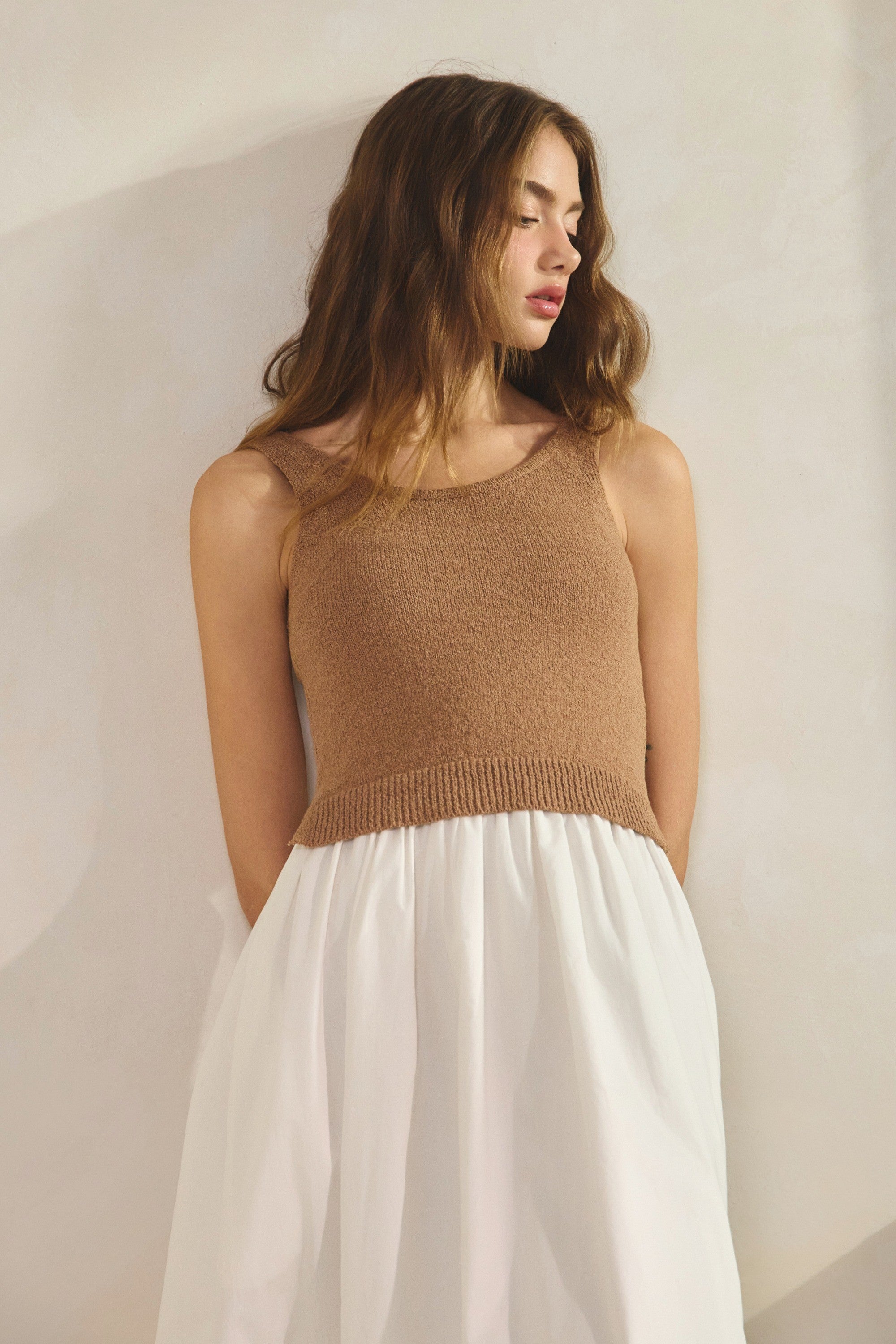 Sweater Top Maxi Dress