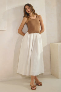 Sweater Top Maxi Dress