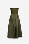 Tube Top Maxi Dress in Olive