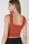 Look My Way Double Lace Square Crop Top MORE COLORS
