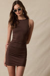 Chocolate Slim Fit in Micro Min Dress