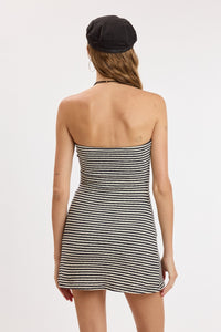 Rivage Stripe Strapless Tube Mini Dress
