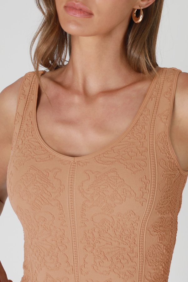 Reversible Texture Lace Top MORE COLORS