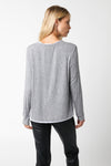 Double Layer Tee in Grey