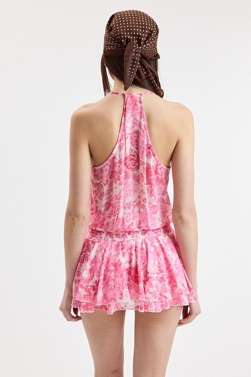 Isla Ruffle Layer Mini Dress