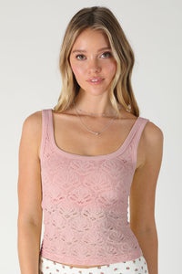 Floral Texture Tank Top MORE COLORS
