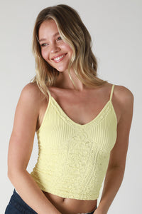 Textured Lace Cami More Colors