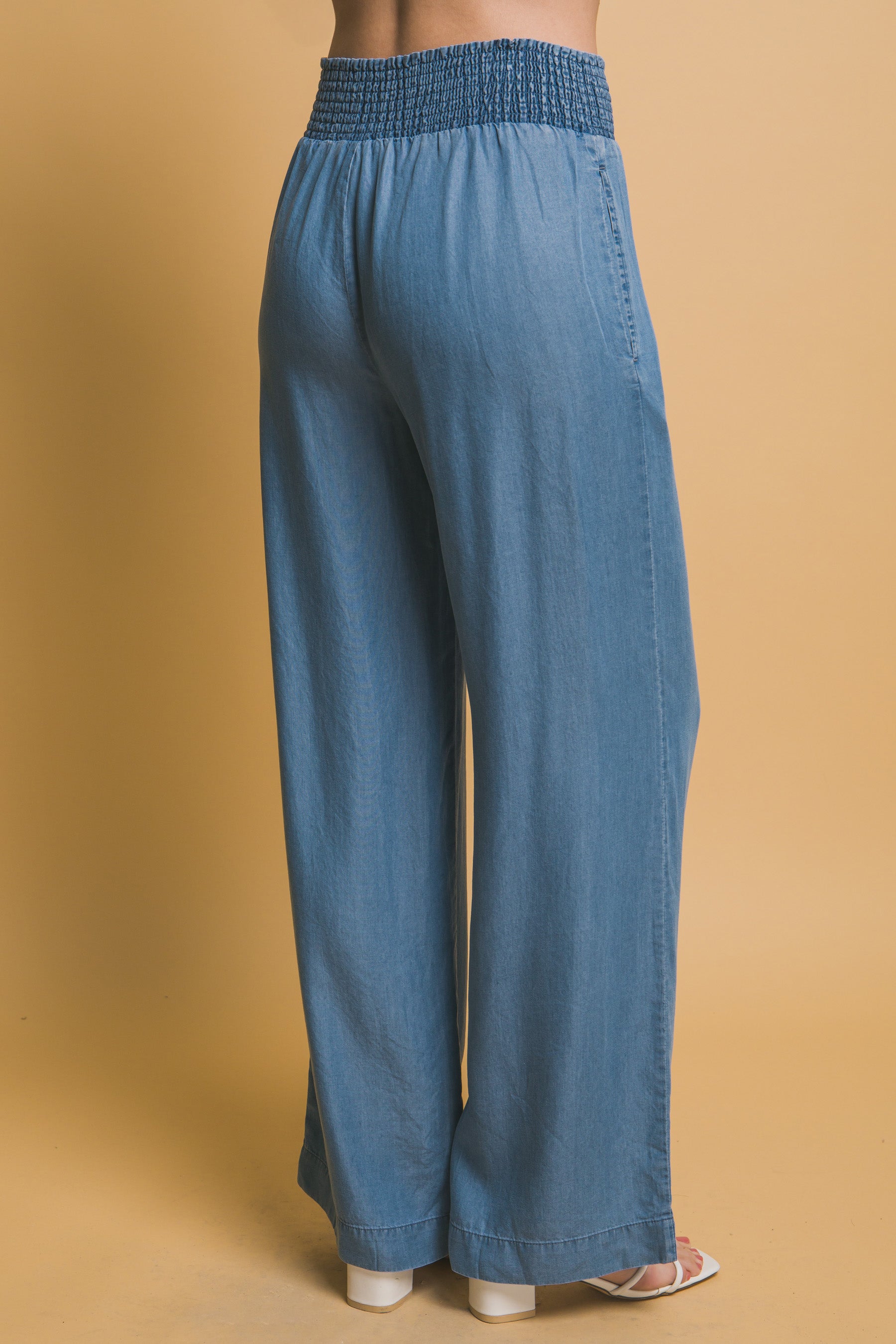 Wide Leg Tencel Pant