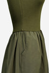 Tube Top Maxi Dress in Olive