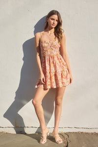 Maybe Baby Smocked Top Mini Dress
