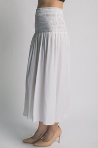 Smocked Waist Skirt MORE COLORS