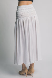 Smocked Waist Skirt MORE COLORS