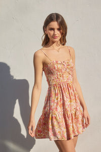 Maybe Baby Smocked Top Mini Dress