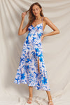 Blue Ivy Tie Back Midi Dress
