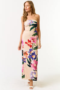 Palm Canyon Floral Maxi Dress