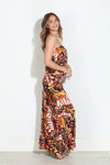 Veronica M Strapless Dress in Mariposa