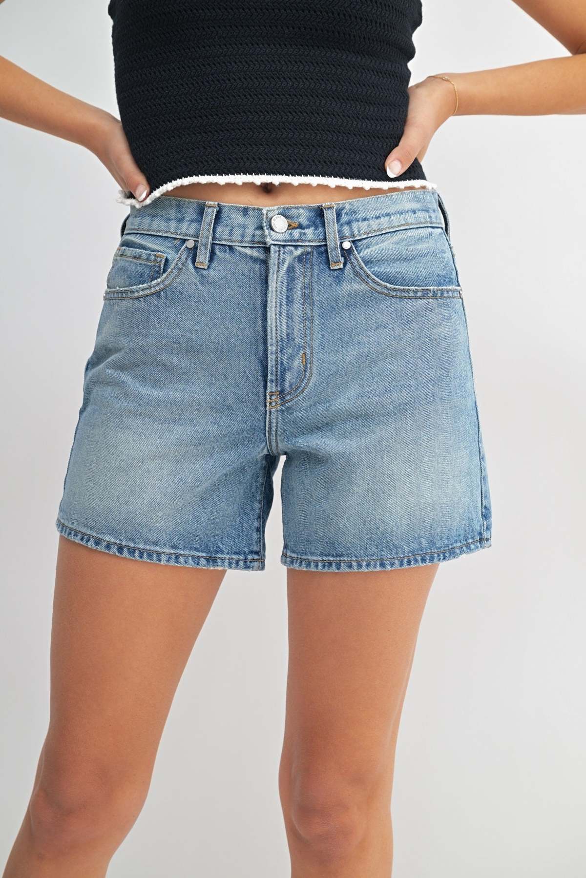 VIntage High Rise Denim Short