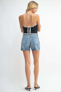 VIntage High Rise Denim Short