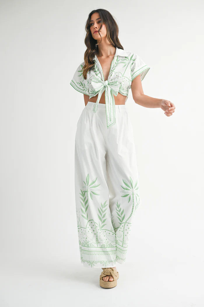 Breeze Two Piece Set in Green