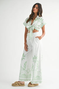 Breeze Two Piece Set in Green