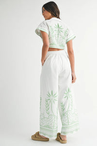 Breeze Two Piece Set in Green