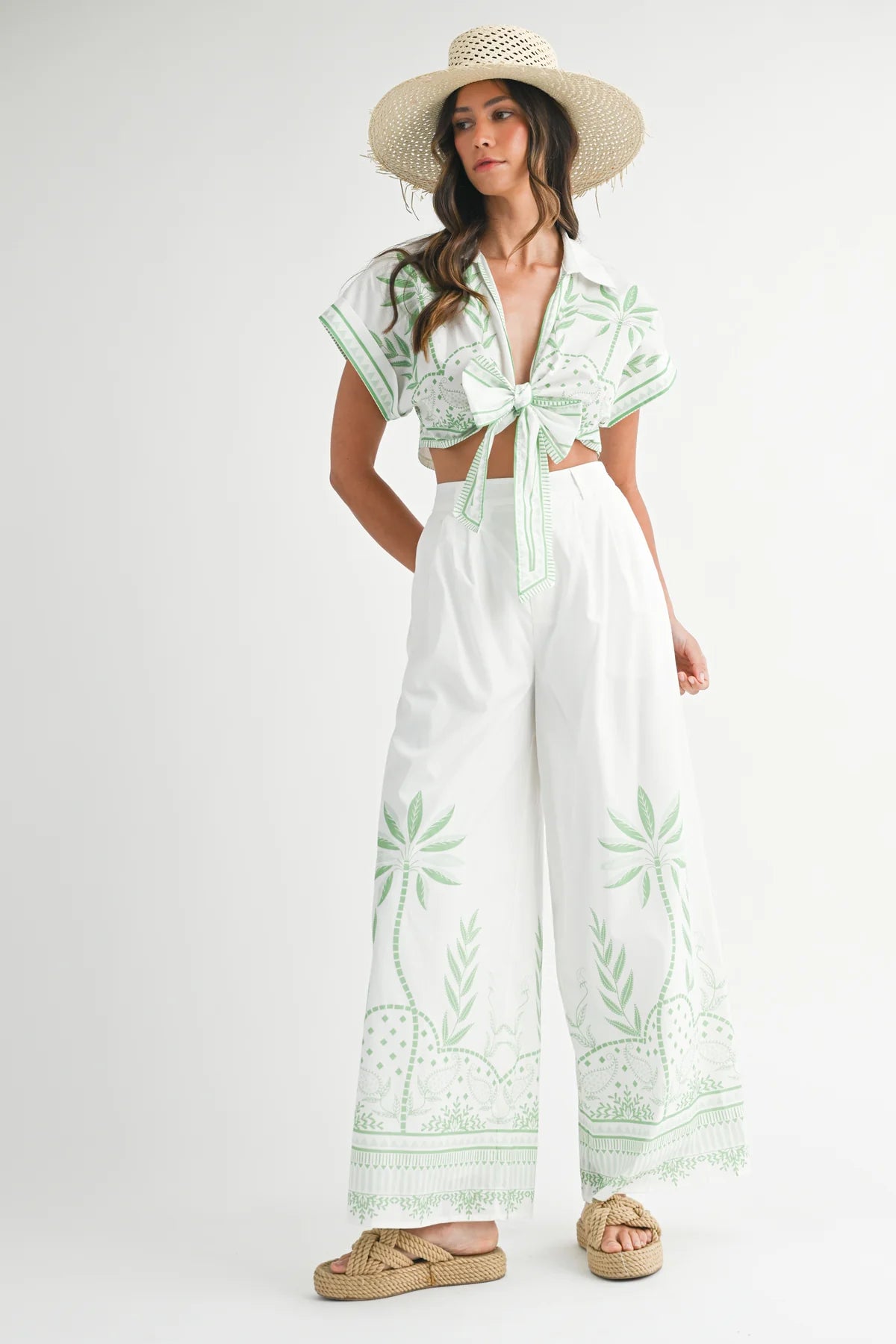 Breeze Two Piece Set in Green